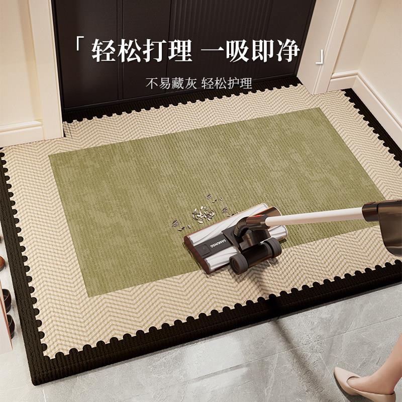 Entrance door floor mat, entrance door and exterior household carpet 2025 new high-end sense, stain-resistant, anti-slip, entrance floor mat