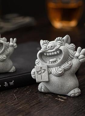 鱼缸水草水陆苔藓缸山水装饰造景日式石灯笼景观摆件盆景躲避洞穴