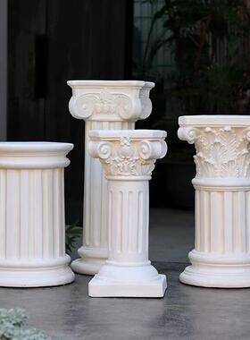 工厂直销欧式罗马柱高脚花园庭院阳台别墅底座柱子特大号户外园艺