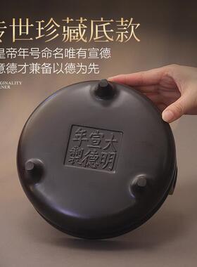 纯铜供香炉奉家用线158163室内香道线 插上香彷古檀香中式用品香