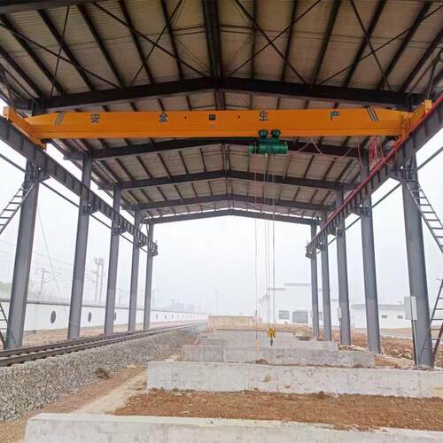 吨行车单梁桥式起重机1吨2吨5吨航车电动葫芦单梁行车天车10t - 图0