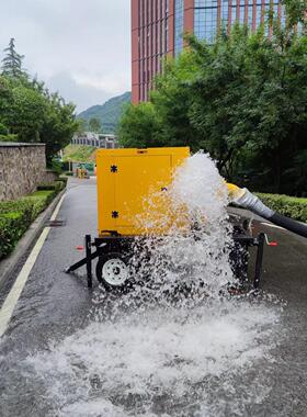 移动泵车4/5/6/8/10/12寸柴油机水泵应急防汛排涝泵车汽柴油机泵