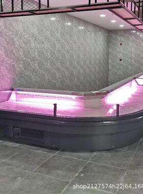 商用超市猪肉柜冷藏展示保鲜卧式冰柜生鲜肉展示柜冷藏柜现货锁鲜