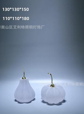 视创意不规饰则间摆件简约现代MMJ客厅南瓜电柜玄关样板装品摆设