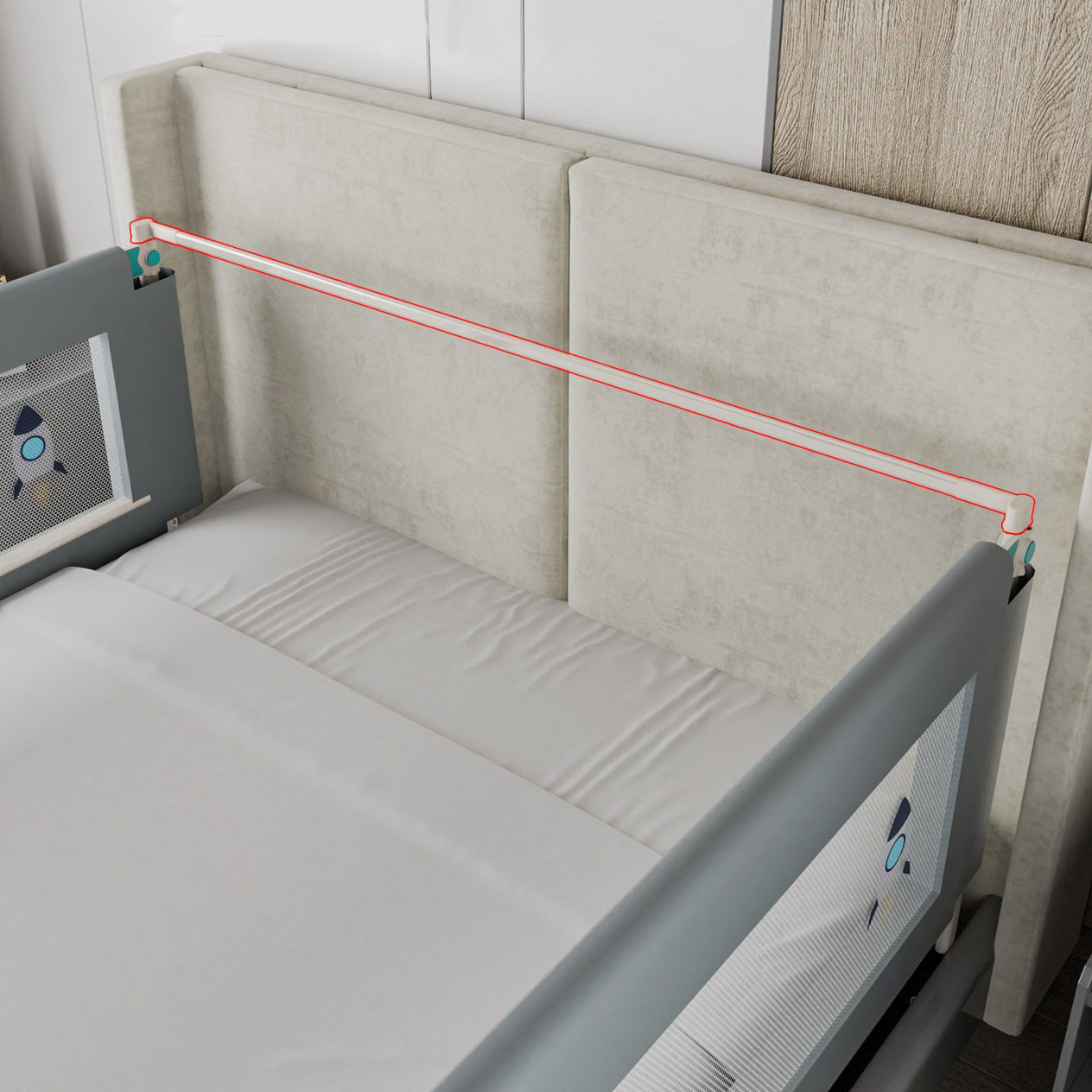 床围栏婴儿一面床上护栏宝宝防摔防掉床挡板加高安全升降便携围栏,淘宝优惠券,粉丝福利购,淘宝优惠卷