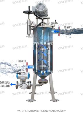 精细化工石油医油脂粘性物料过滤器自清洗外刮刀过滤设备