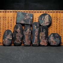 The Swomens Paints The Old Objects Wenfang Four Treasure Emblem Ink Anhui Old Ink Ink Block Ink-ink Smoke ink