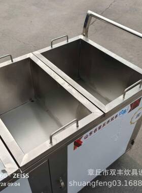 不钢平手推车 工具板手推车 车40物锈流手推车 碗筷回收厂家