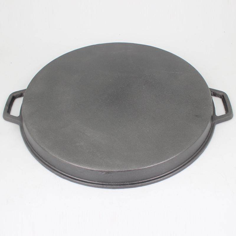 33厘米双耳韩式烧烤盘 铁板烧 铸铁烤盘 烤肉盘,商用铁板,淘宝优惠券,粉丝福利购,淘宝优惠卷