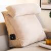 Triangular sofa cushion cushion bedside large backrest living room bed backrest cushion large pillow bed pillow bay window waist pillow