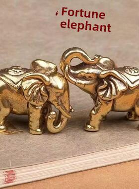 铜象饰品一对，家庭客厅门到门象一对，吉祥象，吉祥象，吉祥象，