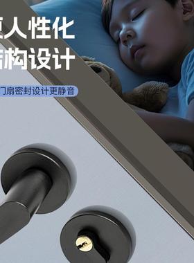 木塑室内门多层卧室门复合现代简约房间隔音门木门室内防潮平开门