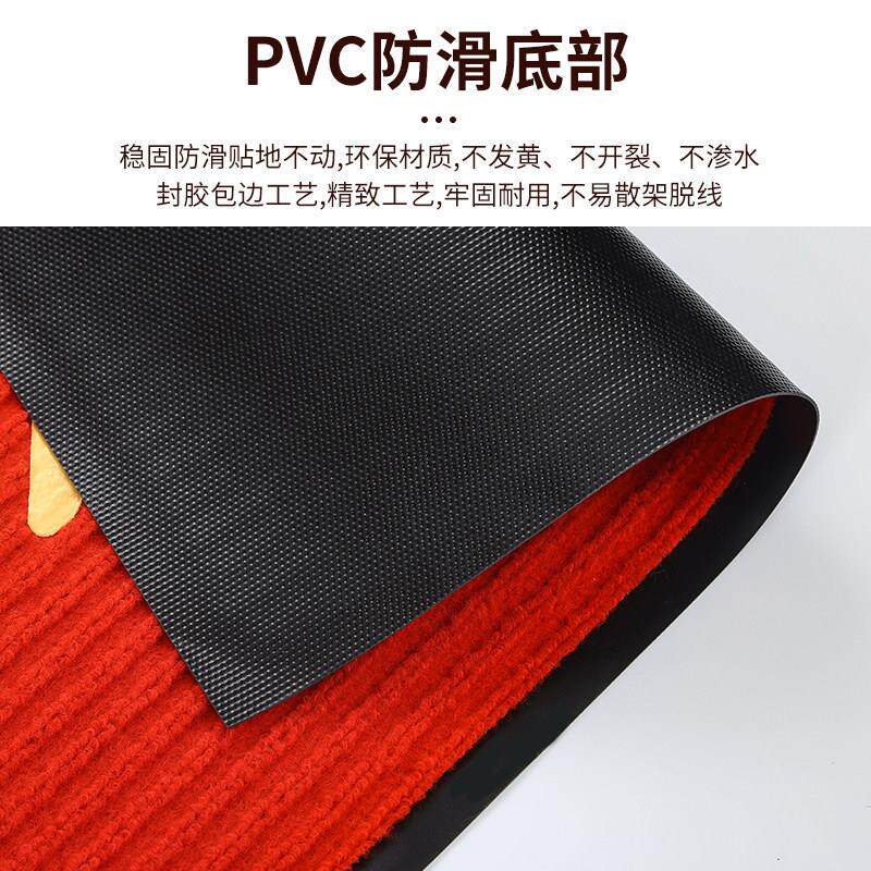 Welcome to the welcome carpet supermarket store door absorbent floor mat door mat entry door scraping foot mat red stripe