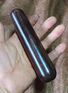 紫光檀圆棒木料黑檀实木杆红木紫檀木棍硬木擀原木手把件红木小料