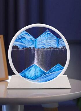 流沙画 画摆件创意艺术沙漏客厅酒柜电视柜办公室轻奢家居装饰品