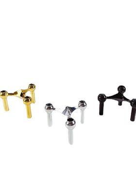 约复古摆件创6080意分子结金属组间合设计师样板简拼构接烛台