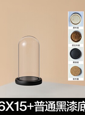 玻璃罩工艺品防尘罩永生装饰摆件