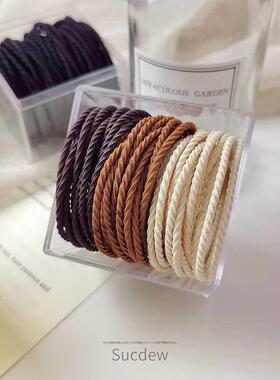Trendy hair ties and elastic bands for women, Korean minimal