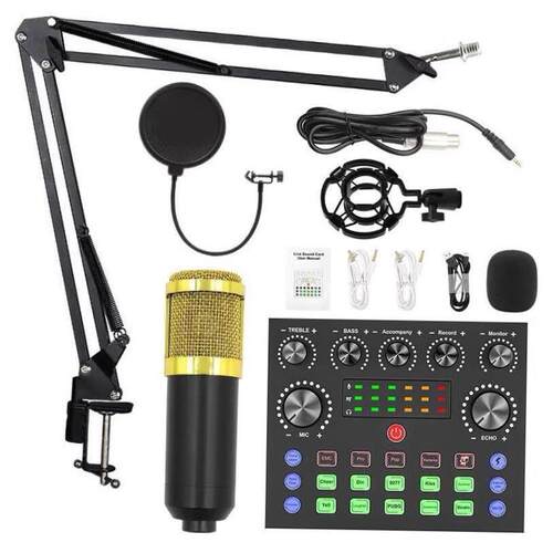 Bm800 condenser microphone + V8 sound card computer recordin - 图2