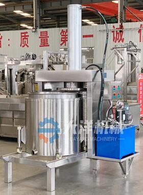 双桶蔬菜压滤机电动酱菜脱盐沥水设备新型不锈钢生姜火龙果榨汁机