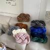 Ins Nordic cushion sofa back pillow decoration bay window cushion bed and breakfast hand-woven knotted twist pillow