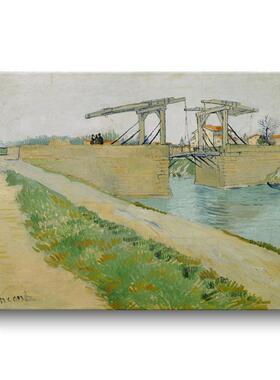 现代简约梵高喷绘风景油画 麦田丰收客厅卧室餐厅无框装饰挂画