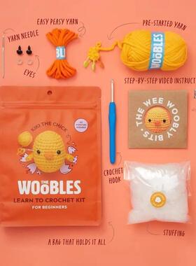 Beginner DIY Set Crochet Kit with Crochet Hooks Yarn Set