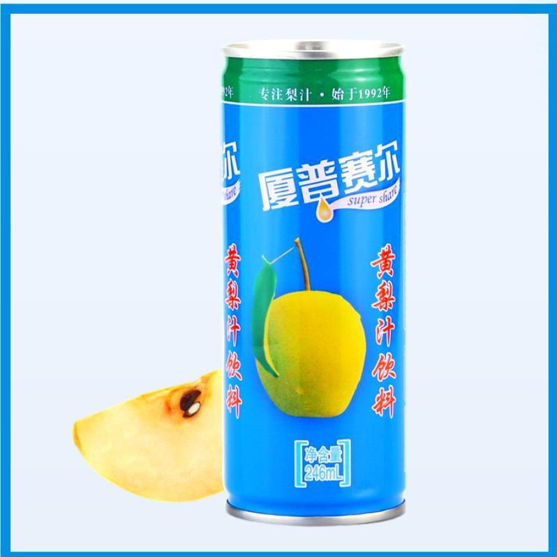 厦普赛尔高平黄梨果汁盒装送礼246ml*12罐装山西特产大全饮品饮料 - 图3