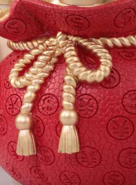 躺赚招财躺赚招财友猫福袋前元宝摆件朋店铺开业送公司台存钱罐装