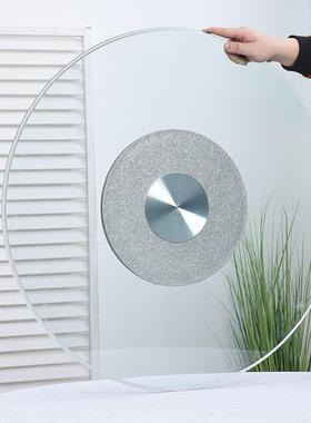 餐桌转盘钢化玻璃圆桌转盘底座饭桌餐桌玻璃转盘圆桌钢化玻璃家用