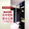 Carpenter's Uncle Entrance Hole Hole Panel Mirror Integrated Combination Simple Wooden Nordic Storage Rack