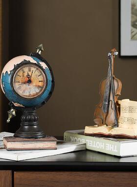 欧式玄关书房书柜小提琴摆设高端上档次乐器摆件高档招财家居