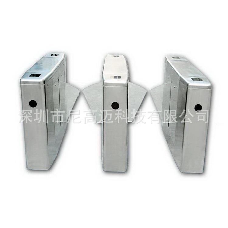 Supply of one-way induction stainless steel wing gate machine, enterprise entry and exit face recognition attendance wing gate, community wing gate