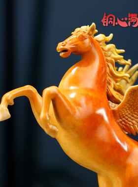 全铜摆件《飞天小马》2026生肖马桌面摆件中式家居装饰 新年礼物