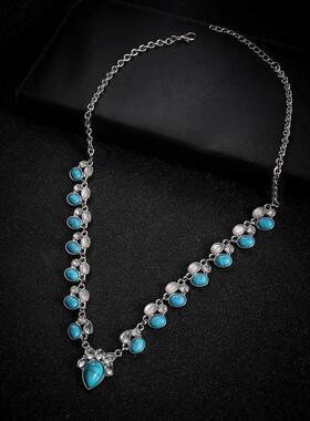 Ethnic Style choker Fashion Boho Flower Necklace波西米亚项链