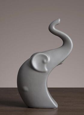 客厅办公室书柜酒柜电视柜象摆件北欧简约现代创意装饰品书房摆饰