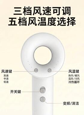 Nefi吹风机家用大风力等负离子护发速干高速吹头发强力吹风机
