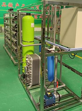 电厂用超纯水机工业实验室超纯水处理设备 edi一吨双级反渗透设备