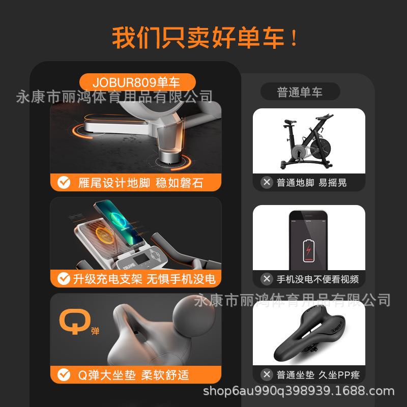 809 New Magnetic Control Spin Bike Home Silent Cycling Sports Smart APP Fitness Equipment Weight Loss Bicycle