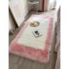 Back-shaped imitation wool thickened bedroom bedside carpet new simple fashion bay window long hair mat living room coffee table carpet