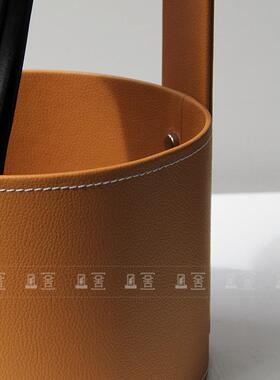 户现代简约创意伞架皮FSF330伞桶售楼部板样房酒店入门厅软装饰品