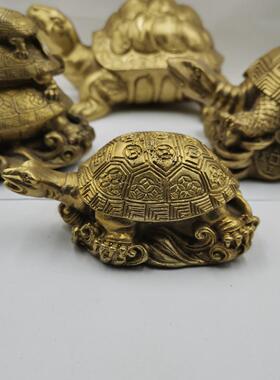 厂家 纯铜乌龟金钱龟长寿龟 家居办公铜龟工艺品摆件