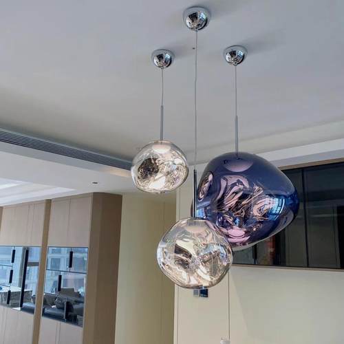 床头灯卧室装饰灯具酒吧创意个性吧台设计感熔岩灯餐厅楼梯吊灯 - 图3