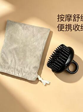 紫光檀木指环经络梳 圆头齿头皮按摩器家用洗头按摩梳养生小木梳