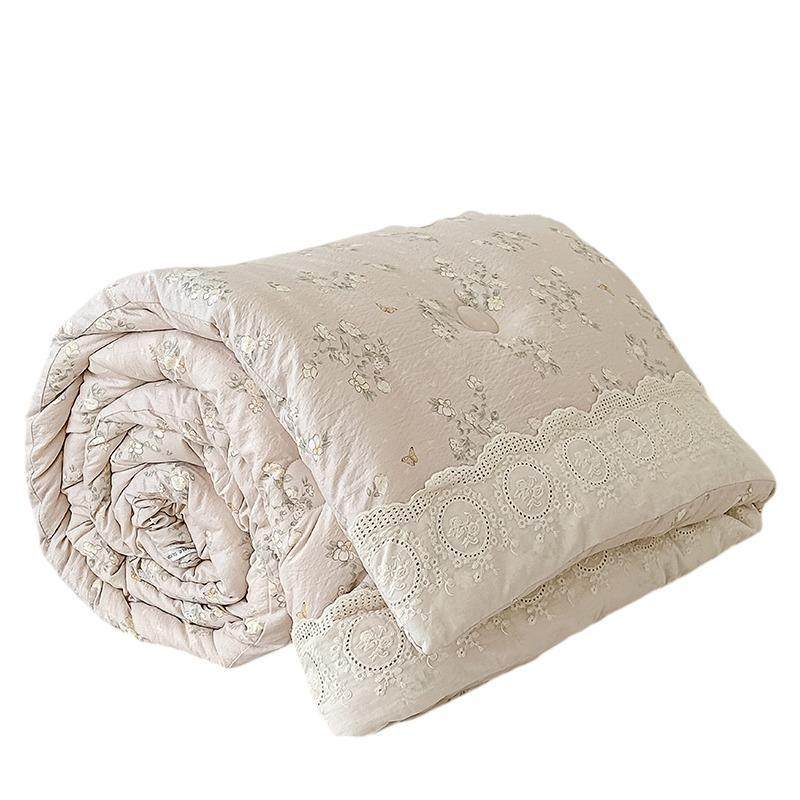 韩系风全棉花边云感冬被四季被加厚冬被被芯秋冬被家用被子,淘宝优惠券,粉丝福利购,淘宝优惠卷