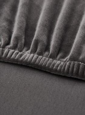 Thick Velvet Sofa Cover Solid Color Sofa Cushion Cover Elast