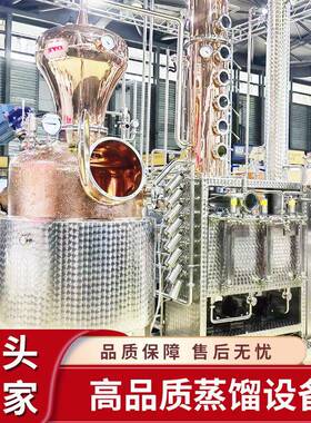 大宇全自动威士忌白兰地兰姆酒蒸馏设备小型商用洋酒蒸馏器直销