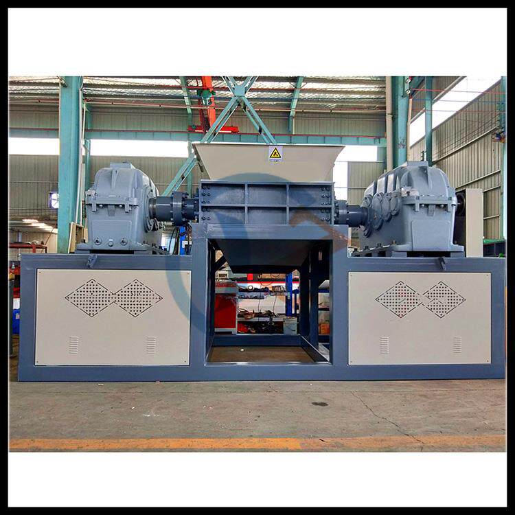 Large double-shaft shredder non-standard processing and manufacturing plastic film crusher metal block shredder factory direct sales