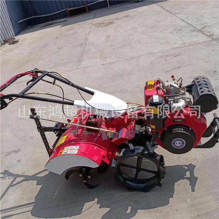 Four-wheel drive direct-connected micro-tiller, hand-held farmland, vegetable garden rotary tiller, vegetable ridger