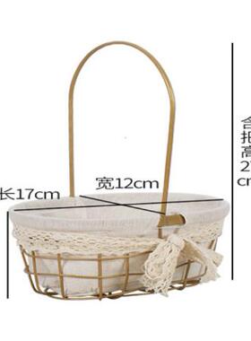 编织编织小花花篮篮子田园花盆